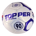 Bola Society Topper 90 Grama Sintética Original BRANCO/ROXO