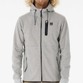 Moletom Rip Curl Aberto Anti Series Departed Zip Thru Grey Masculino CINZA