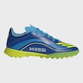 Chuteira De Society Adidas F50 Messi League Infantil AZUL