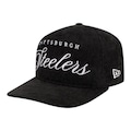 Boné New Era Team Script Pittsburgh Steelers Masculino PRETO
