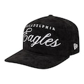 Boné New Era Team Script Philadelphia Eagles Masculino PRETO