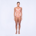 Maiô X Waves Speedo Feminino LARANJA