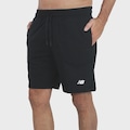Bermuda de Moletom New Balance Essentials - Masculina PRETO