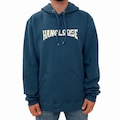 Blusão Moletom Hang Loose Canguru Birds Masculino AZUL