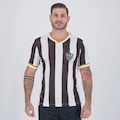Camisa do Atlético Mineiro Retrô 2013 Listrada Masculina BRANCO