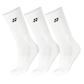 Kit Meias Yonex Cano Alto - 38 A 42 com 3 Pares BRANCO