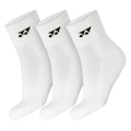Kit Meias Yonex Cano Médio - 38 A 42 com 3 Pares BRANCO