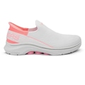 Tênis Go Walk 7 Mia Skechers Feminino BRANCO/ROSA