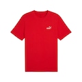 Camiseta Puma Essentials Small 1 Logo Masculina VERMELHO/BRANCO