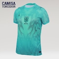 Camisa de Goleiro Brasil 26/27 Torcedora Pro Jordan Feminina VERDE/PRETO