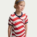 Camisa Estados Unidos Nike I 26/27 Torcedor Pro Nike Infantil BRANCO/VERMELHO