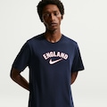 Camiseta da Inglaterra Nike Wordmark Masculina AZUL ESC/BRANCO