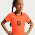 Camisa da Holanda I 26/27 Torcedor Pro Nike Infantil LARANJA/PRETO