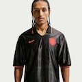 Camiseta da Holanda Dri-FIT Nike Energy Masculina PRETO/VERMELHO