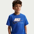 Camiseta da França Nike Futura Infantil AZUL CLA/BRANCO