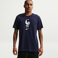 Camiseta da França Nike Crest Masculina AZUL ESC/BRANCO