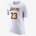 Camiseta Nike Lakers Masculina BRANCO/ROXO