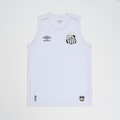 Camiseta Regata de Basquete Santos Home 26/27 Umbro Masculina BRANCO