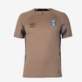 Camisa Mc Goleiro Masculina Umbro Gremio Of. 25/26 - Masculino MARROM