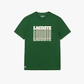 Camiseta Ultra-Dry Estampa Esportiva Lacoste Masculina VERDE