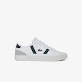 Tênis Sideline Pro em material sintético Lacoste Masculino BRANCO/VERDE ESCURO