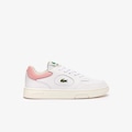 Tênis Lacoste Lineset de Couro Feminino BRANCO/ROSA