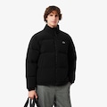 Jaqueta Puffer com Capuz Repelente à Água Lacoste Masculina PRETO