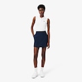 Saia-short de golfe Ultra Dry Stretch Lacoste Feminina AZUL ESCURO