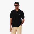 Opção de cor PRETO de Camiseta Polo em malha de caimento clássico Lacoste Masculina