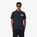 Camiseta Polo Petit Piqué de Modelagem Clássica com Estampa Lacoste Masculina PRETO