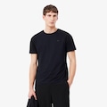 Camiseta Esportiva Ultra Dry de Interlock Lacoste Masculina PRETO