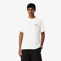 Camiseta de Algodão Estampada Lacoste Masculina BRANCO