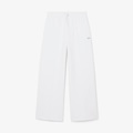 Calças de Moletom em malha com Modelagem Ampla Lacoste Feminina BRANCO