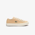 Tênis Lacoste feminino Backcourt MARROM CLARO/BRANCO