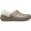 Sandália Crocs Classic Fleece Lined Clog - Unissex MARROM