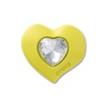 Jibbitz™ Crocs Coração Amarelo com Gema BRANCO