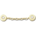 Jibbitz™ Crocs Corrente com Rebites de Pérola BRANCO