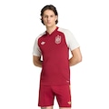 Camisa Pré-Jogo Espanha II 26/27 Adidas Masculina VINHO/AMARELO