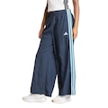 Calça Adidas Paraquedas Três Listras Woven Feminina AZUL