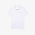 Camisa Polo Lacoste Slim Fit em petit piquet Masculina BRANCO
