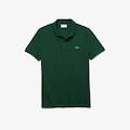 Camisa Polo Lacoste Slim Fit em petit piquet Masculina VERDE ESCURO