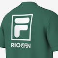 Camiseta Fila Rio Open F-Box Masculina VERDE