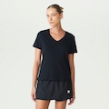 Camiseta Fila Regular V Basic Classic Feminina PRETO