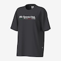 Camiseta Fila Long Sports Club Graphic Feminina PRETO