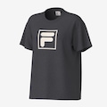 Camiseta Fila Comfort F-Box Graphic Feminina PRETO