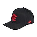 Boné Unissex Adidas CRF Flamengo Snapback PRETO/VERMELHO