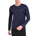 Camiseta Mizuno Nirvana Manga Longa - Masculina AZUL