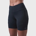 Bermuda Authen Essential Run Trot 3 Bolsos 15cm - Feminino PRETO