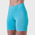 Bermuda Authen Essential Run Trot 3 Bolsos 15cm - Feminino AZUL CLARO