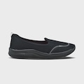 Tenis Actvitta Casual Slip On Feminino PRETO